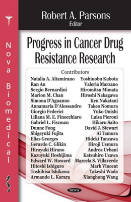 Progress in Cancer Drug Resistance Research(English, Hardcover, unknown)