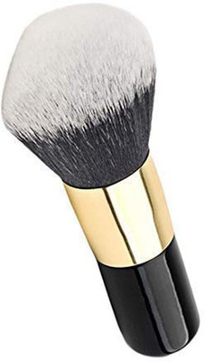 

J Makeup Cosmetic Face Powder Blush Brush Black Golden(Pack of 1)