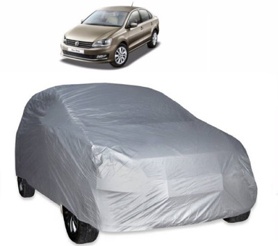 AutoKick Car Cover For Volkswagen Vento (Without Mirror Pockets)(Silver)