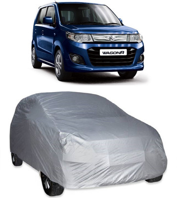 AutoKick Car Cover For Maruti Suzuki WagonR (Without Mirror Pockets)(Silver)
