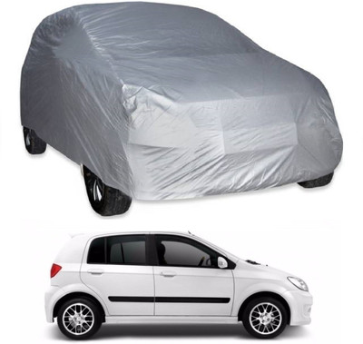 AutoKick Car Cover For Hyundai Getz (Without Mirror Pockets)(Silver)