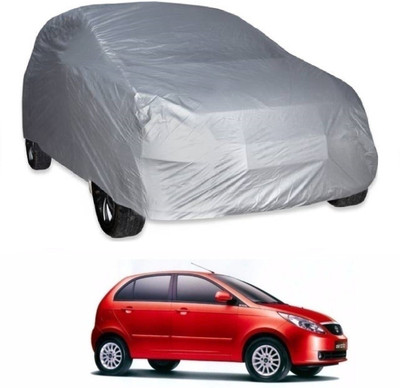 AutoKick Car Cover For Tata Indica Vista (Without Mirror Pockets)(Silver)