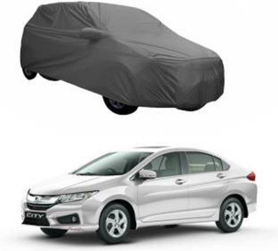 Gargi Traders Car Cover For Honda City i-Dtec (With Mirror Pockets)(Grey)