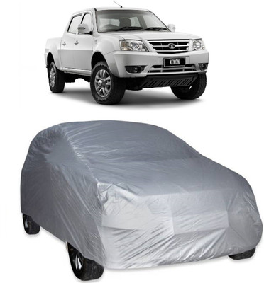 AutoKick Car Cover For Tata Xenon (Without Mirror Pockets)(Silver)