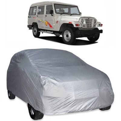 AutoKick Car Cover For Mahindra Marshal (Without Mirror Pockets)(Silver)