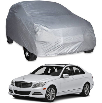 AutoKick Car Cover For Mercedes Benz C220 (Without Mirror Pockets)(Silver)