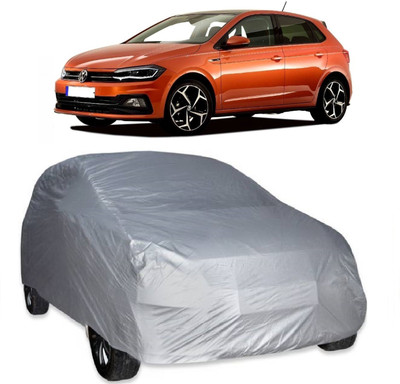 AutoKick Car Cover For Volkswagen Polo Cross (Without Mirror Pockets)(Silver)