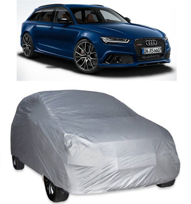 AutoKick Car Cover For Audi RS6 (Without Mirror Pockets)(Silver)