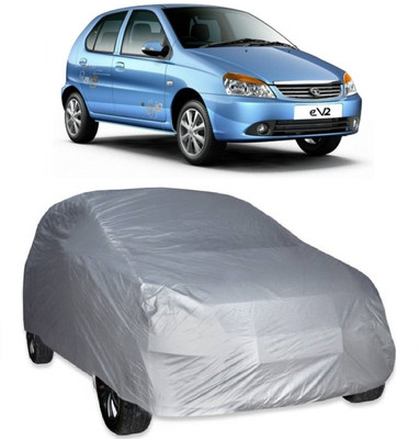 AutoKick Car Cover For Tata Indica eV2 (Without Mirror Pockets)(Silver)