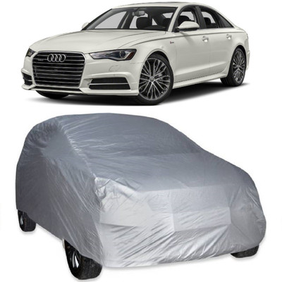 AutoKick Car Cover For Audi A6 (Without Mirror Pockets)(Silver)