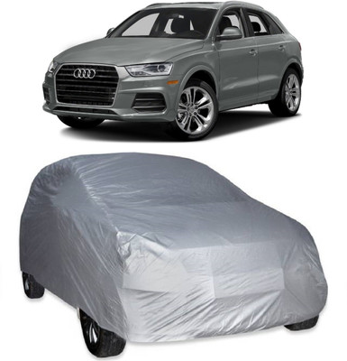 AutoKick Car Cover For Audi Q3 (Without Mirror Pockets)(Silver)