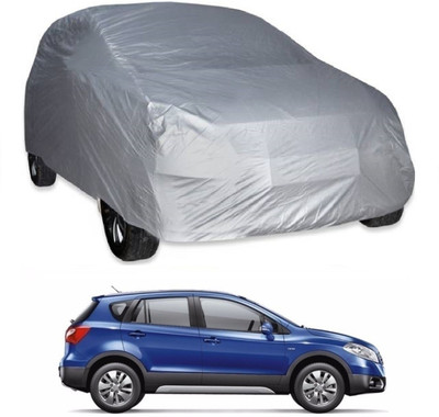 AutoKick Car Cover For Maruti Suzuki S-Cross (Without Mirror Pockets)(Silver)