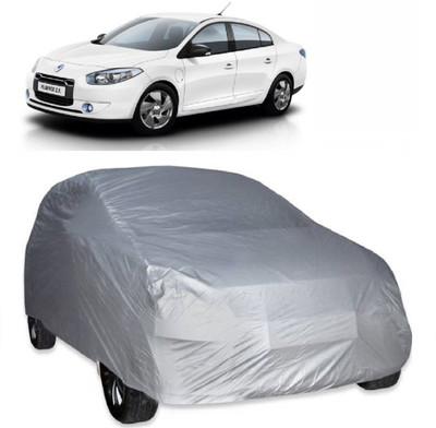 AutoKick Car Cover For Renault Fluence (Without Mirror Pockets)(Silver)