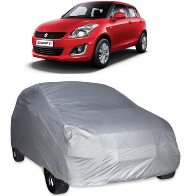 AutoKick Car Cover For Maruti Suzuki Swift (Without Mirror Pockets)(Silver)