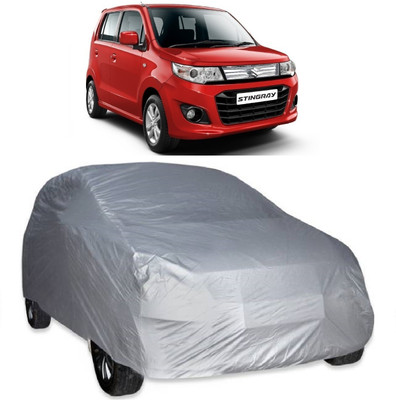 AutoKick Car Cover For Maruti Suzuki WagonR Stingray (Without Mirror Pockets)(Silver)