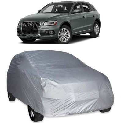 AutoKick Car Cover For Audi Q5 (Without Mirror Pockets)(Silver)