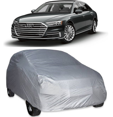 AutoKick Car Cover For Audi A8 (Without Mirror Pockets)(Silver)