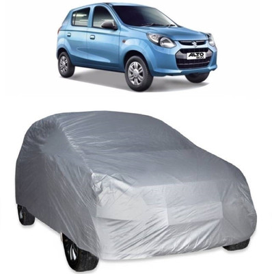 AutoKick Car Cover For Maruti Suzuki Alto 800 (Without Mirror Pockets)(Silver)