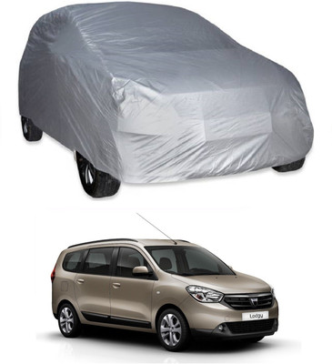 AutoKick Car Cover For Renault Lodgy (Without Mirror Pockets)(Silver)