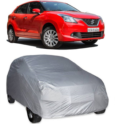 AutoKick Car Cover For Maruti Suzuki Baleno (Without Mirror Pockets)(Silver)
