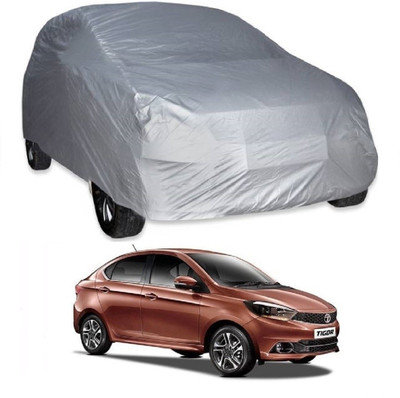 AutoKick Car Cover For Tata Tigor (Without Mirror Pockets)(Silver)