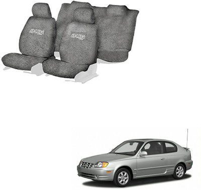 JMJW & SONS Cotton Car Seat Cover For Hyundai Accent(5 Seater)