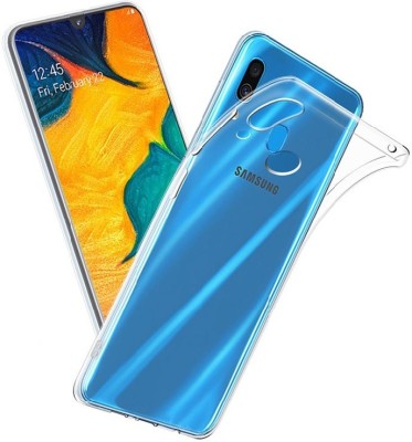 ROYALBASE Back Cover for SAMSUNG GALAXY A30(Transparent, Grip Case, Silicon, Pack of: 1)