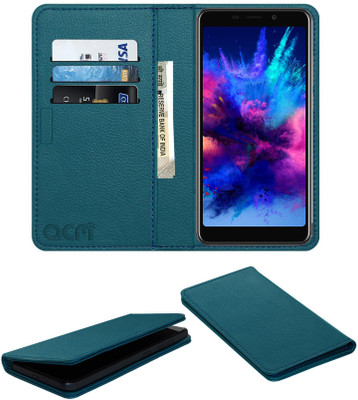 ACM Flip Cover for Panasonic P110(Blue, Cases with Holder, Pack of: 1)