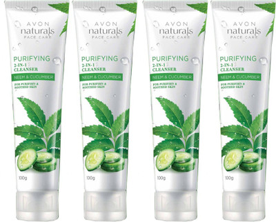 

Avon Naturals Neem & Cucumber Cleanser (set of 4)(400 g)