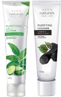 

Avon Naturals Cleanser Combo (carbon & neem - cucumber)(200 g)