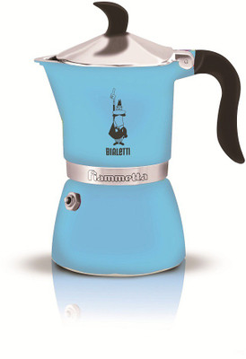 

Coffeeworkz FIAMMETTA FLUO 3 Cups Coffee Maker(Light Blue)