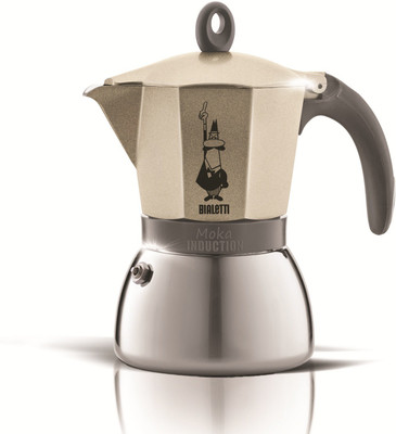 

Coffeeworkz MOKA INDUCTION 6 Cups Coffee Maker(Gold)