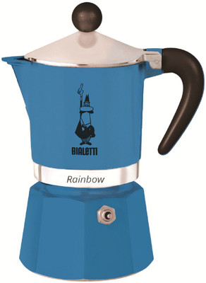 Coffeeworkz RAINBOW 6 Cups Coffee Maker(Blue)