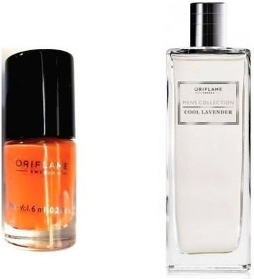Oriflame cool lavender e d t nail polish combo(Set of 2)