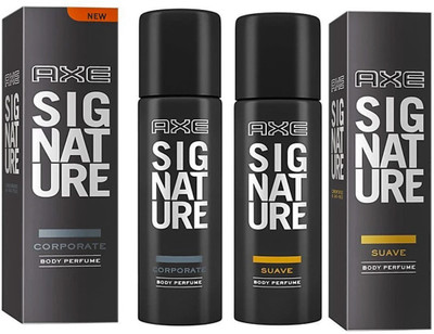 

AXE Signature Corporate & Suave Deodorant Spray - For Men(244 ml, Pack of 2)