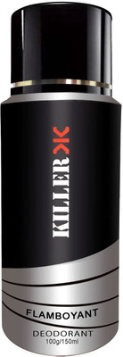 

Killer Flambuyont Deodorant 150ML Each (Pack of 1) For Men and Women Deodorant Spray - For Men & Women (150 ml) Body Spray - For Men & Women(150 ml)
