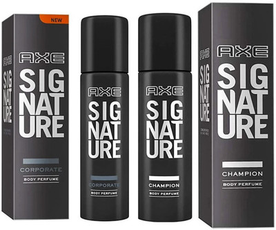 

AXE Signature Corporate & Champion Deodorant Spray - For Men(244 ml, Pack of 2)