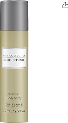 

Oriflame Men's collection Citrus Tonic Perfume Body Spray - For Men(75 ml)