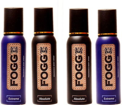 

Fogg Extreme & Absolute Perfume Body Spray - For Men(450 ml, Pack of 3)