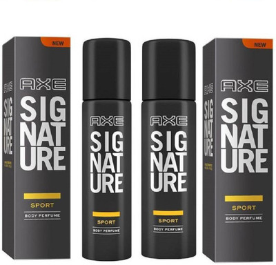 

AXE SIGNATURE SPORT BODY PERFUME 122 ML Deodorant Spray PACK OF 2 Deodorant Spray - For Men(244 ml, Pack of 2)