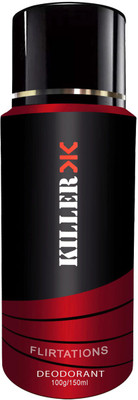 

Killer Flirtatious Deodorant 150ML Each (Pack of 1) For Men and Women Deodorant Spray - For Men & Women (150 ml) Body Spray - For Men & Women(150 ml)