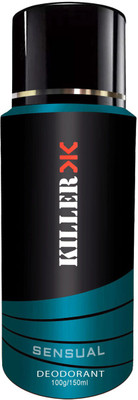 

Killer Sensual Deodorant 150ML Each (Pack of 1) For Men and Women Deodorant Spray - For Men & Women (150 ml) Body Spray - For Men & Women(150 ml)