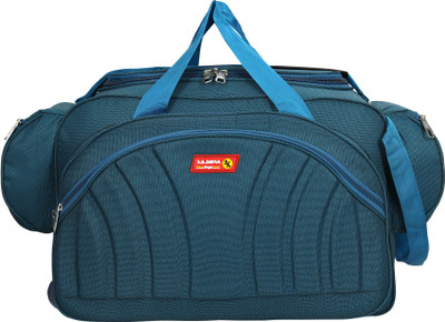 

S.K.DAYNA (Expandable) Lightweight Trolley Duffle Polyester Bag For Travelling Use Duffel Strolley Bag(Blue)