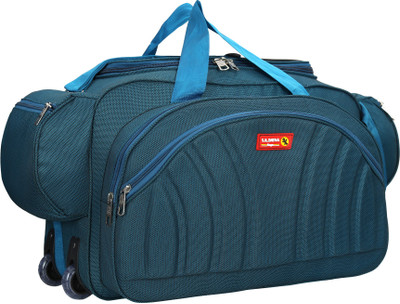 S.K.DAYNA (Expandable) Lightweight Trolley Duffle Polyester Bag For Travelling Use Duffel With Wheels (Strolley)