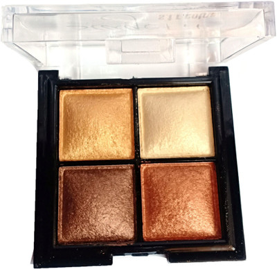 

s.f.r color Terracotta Baked HD shimmer eyeshadow and highlighter palette new range multishades 12 g(Multicolor)