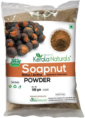 

Kerala Naturals Aritha Powder (Reetha, Soapnut Powder) 100gm(100 g)