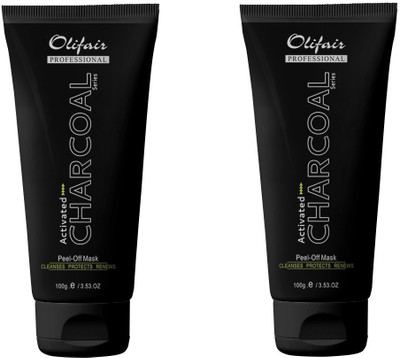 

Olifair Charcoal Peel Off Mask (Pack of 2)(200 g)