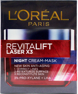 

L'Oreal Paris Revitalift Laser X3 Night Anti-Aging Cream Mask(50 g)