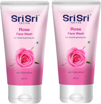 

Sri Sri ROSE FACE WASH 60 ML PACK OF 2 (120 ML ) Face Wash(120 ml)