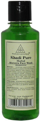 

Khadi Pure Herbal Aloevera Face Wash(210 ml)